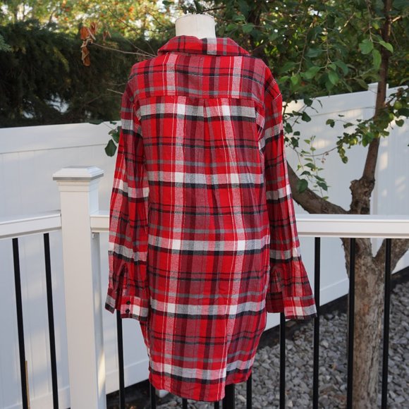 Denver Hayes Red Plaid Button Down Shirt - Picture 3 of 5